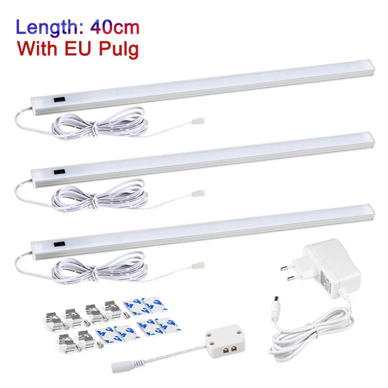 5W/6W/7W LED Under Cabinet Light Hand Sweep Switch PIR Motion Sensor Lamp Under Cabinet led lights for kitchen LED Night Lights
