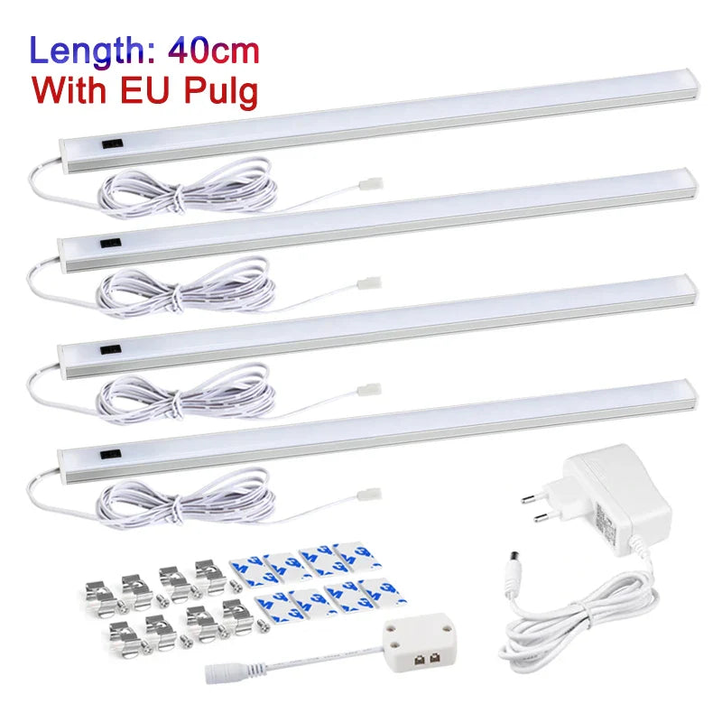 5W/6W/7W LED Under Cabinet Light Hand Sweep Switch PIR Motion Sensor Lamp Under Cabinet led lights for kitchen LED Night Lights