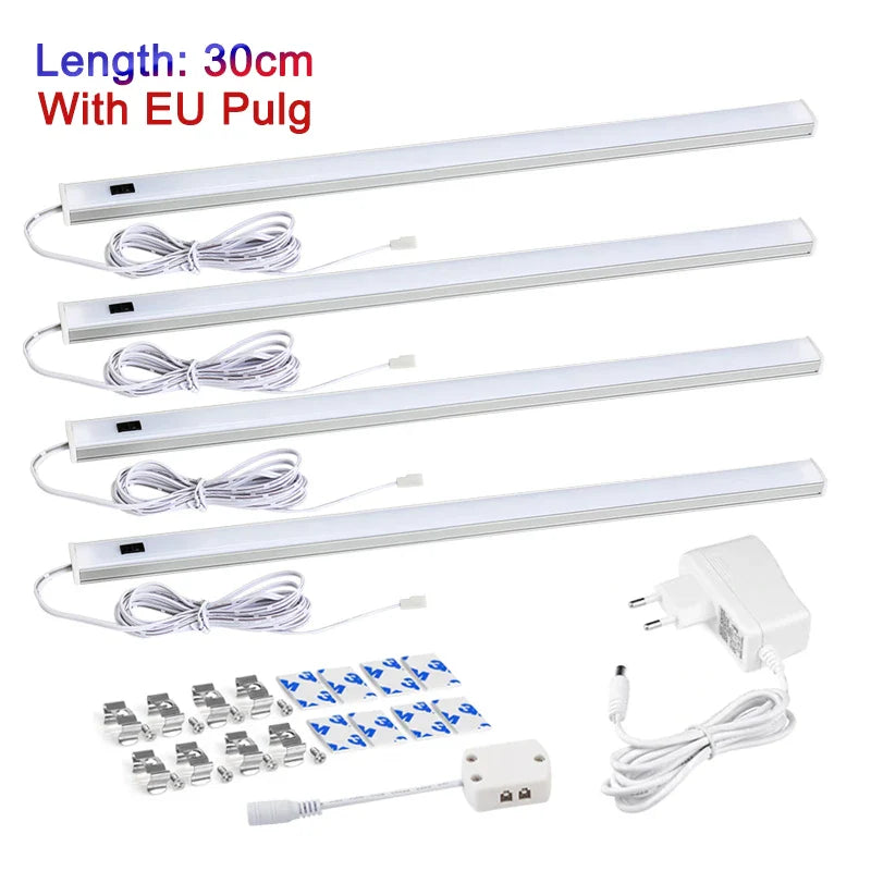 5W/6W/7W LED Under Cabinet Light Hand Sweep Switch PIR Motion Sensor Lamp Under Cabinet led lights for kitchen LED Night Lights