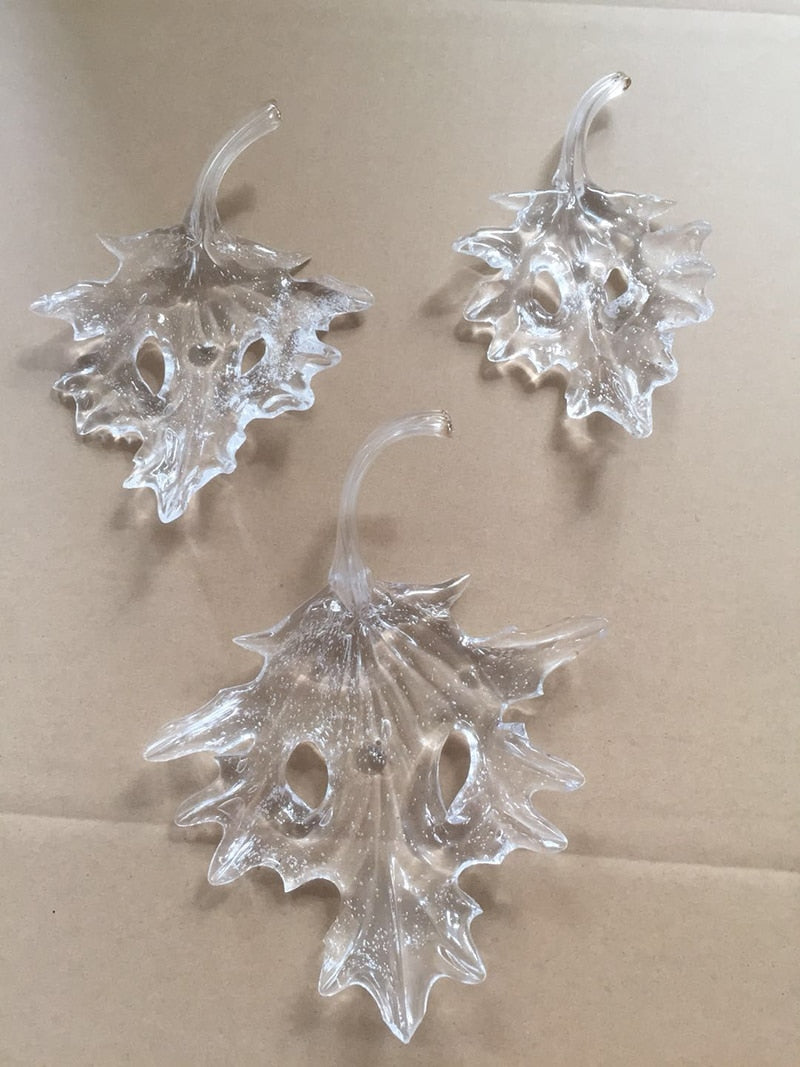 Maple Leaf Glass Chandelier