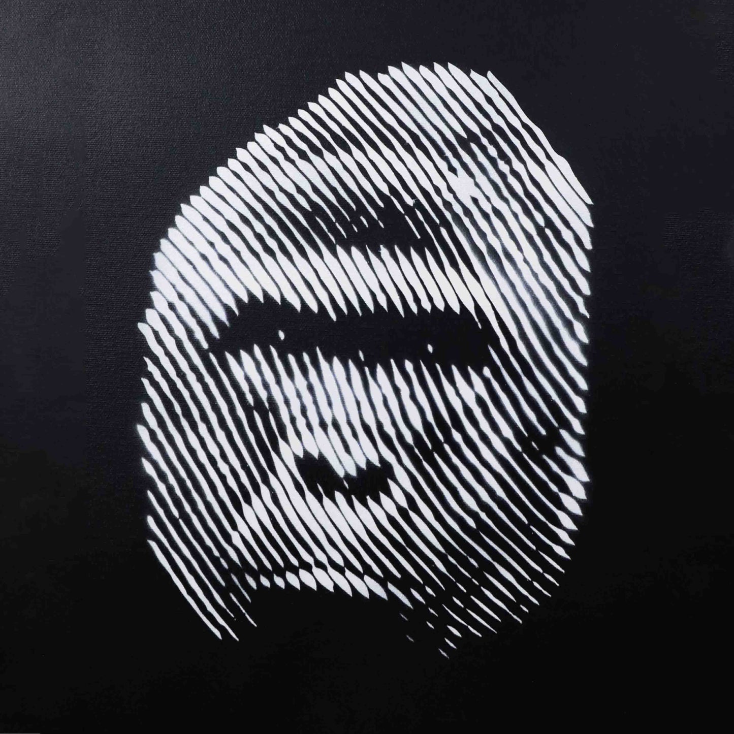 Harambe Gorilla Halftone Stencil