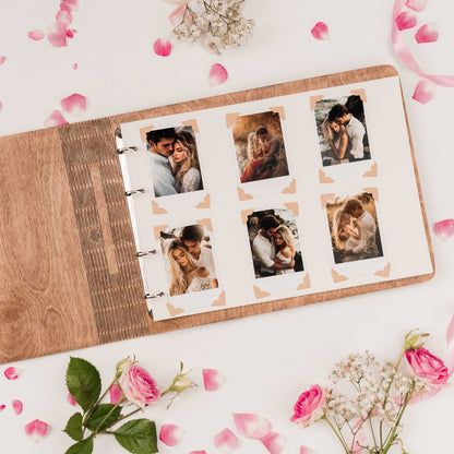 Wooden Album Heart