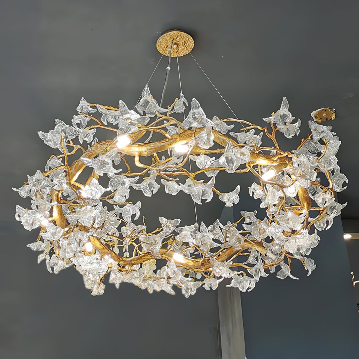 Hibiscus Flower Chandelier