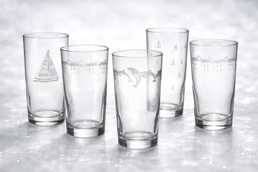 Etched Highball Glass – 15oz