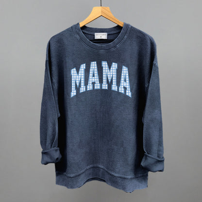 Mama Blue Gingham Arch