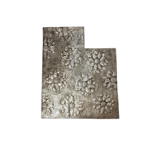 Utah Floral Metal Art