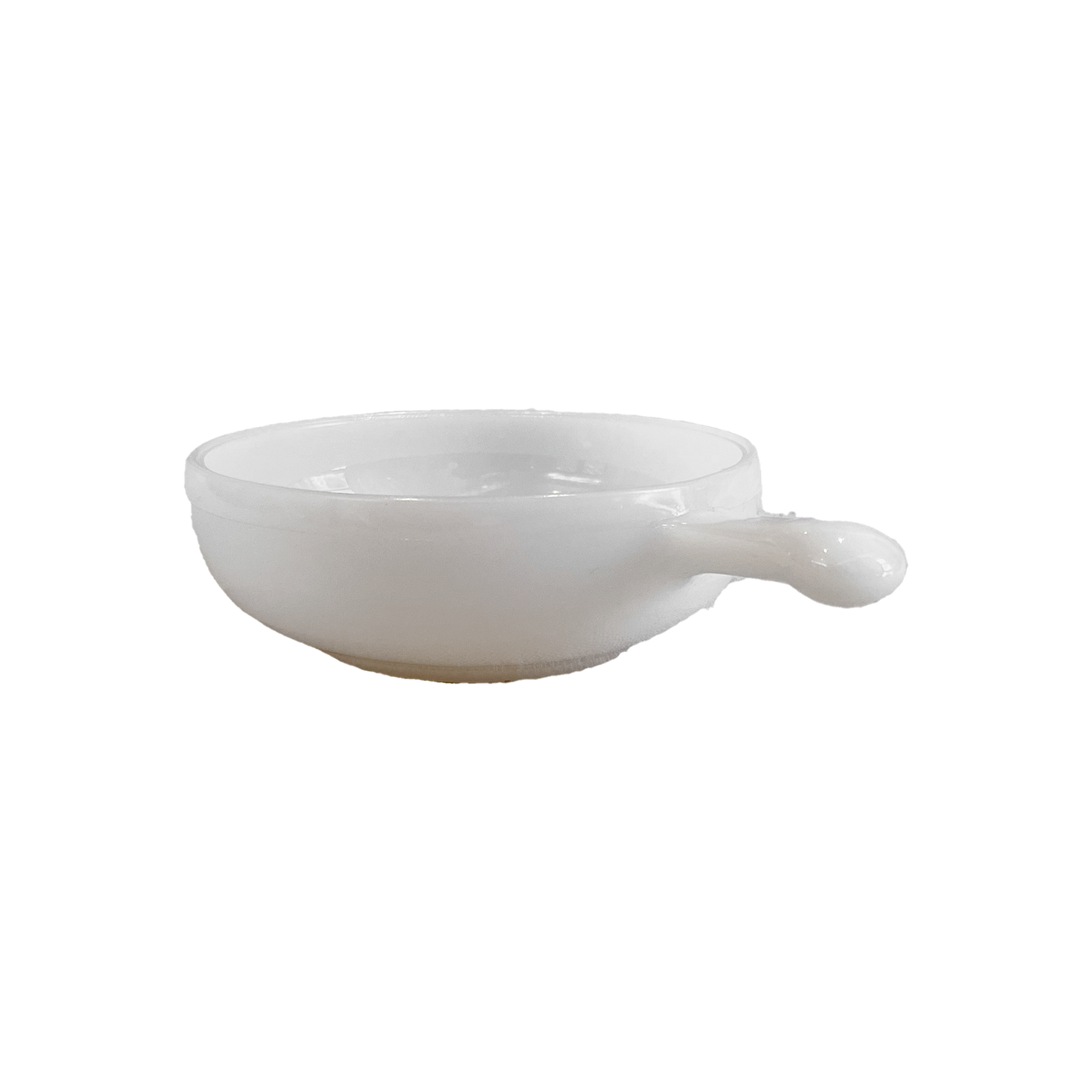 Vintage Milk Glass - Baking Dish with Handle