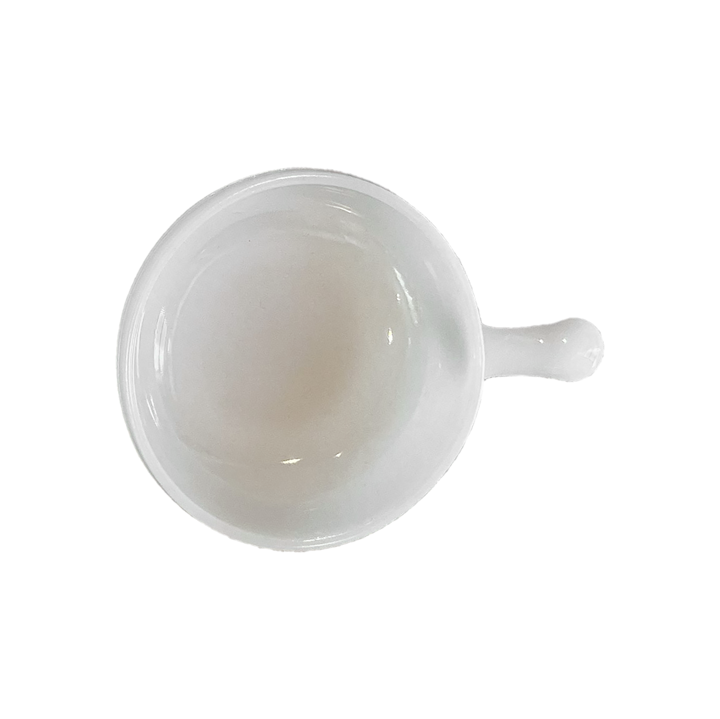 Vintage Milk Glass - Baking Dish with Handle