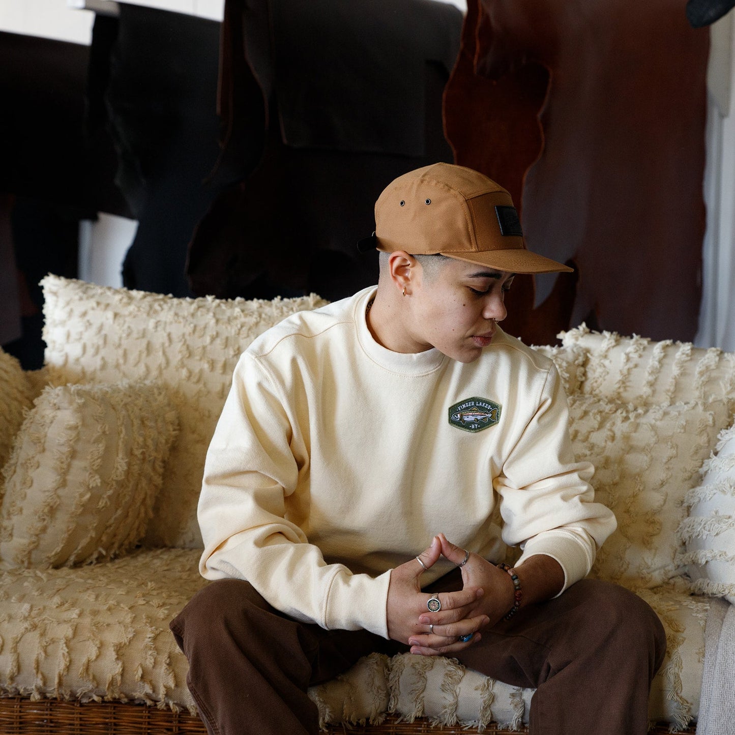 The Local Branch Trout Heavyweight Sweatshirt  - USA Made