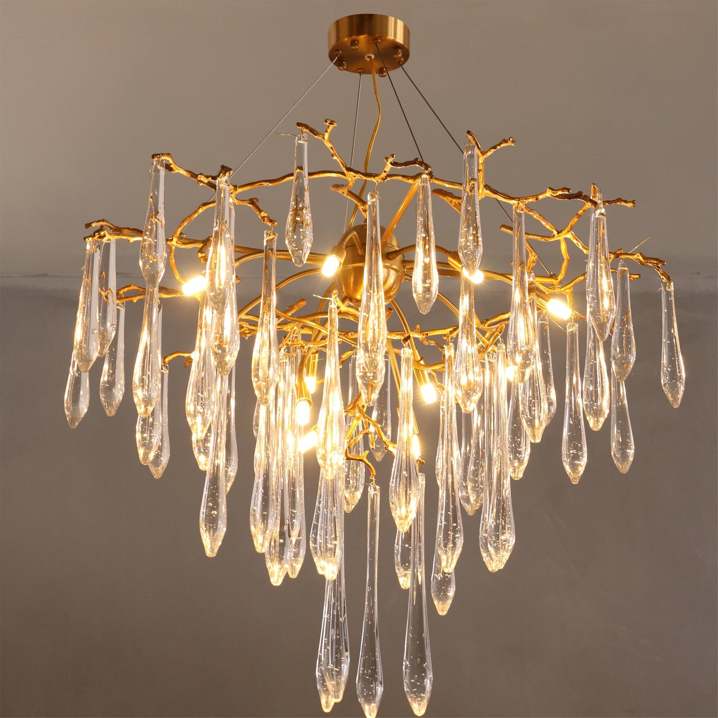 Icicle Crystal Chandelier