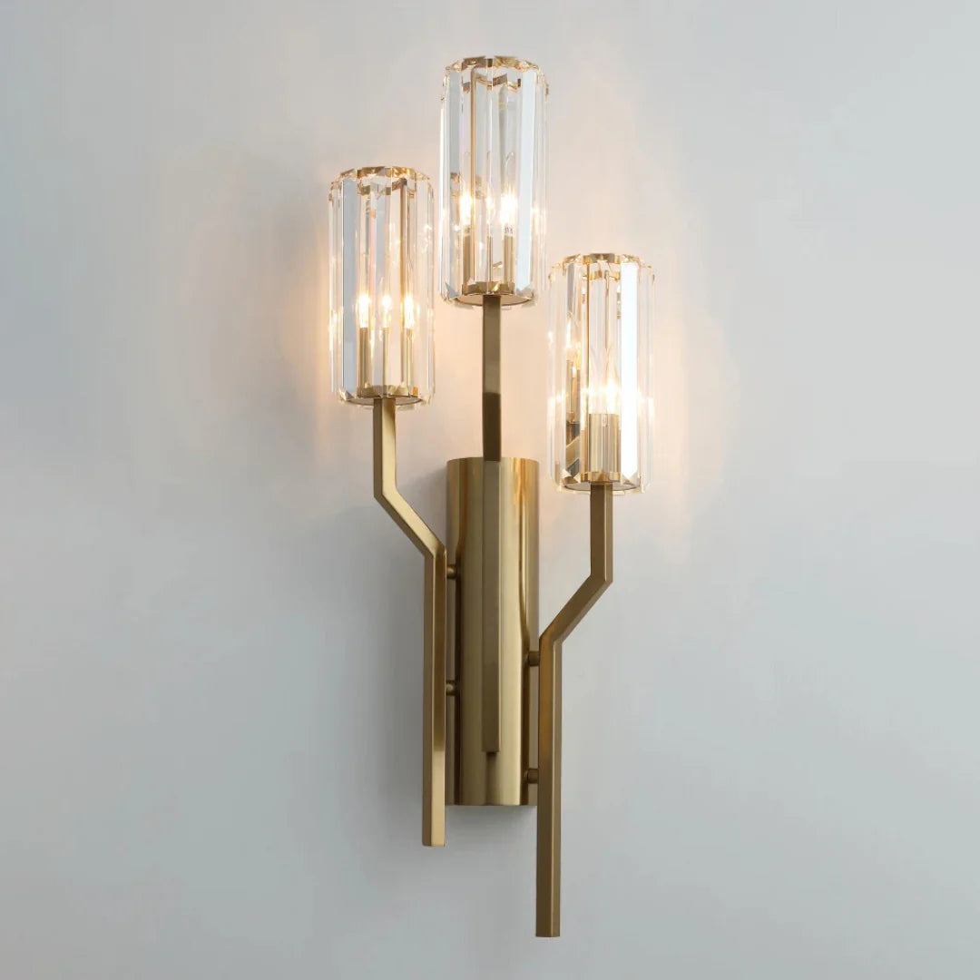 Irlin Trio Crystal Wall Lamp
