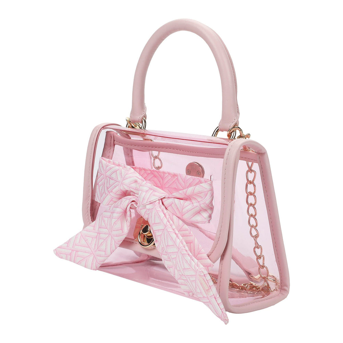 Bow On The Go Clear Crossbody Handbag