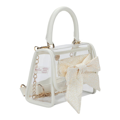 Bow On The Go Clear Crossbody Handbag