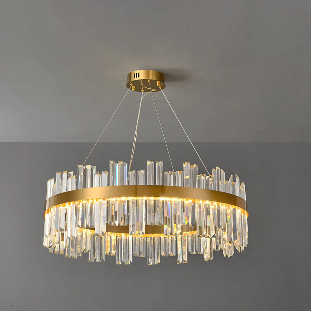 Modern Luxury Round Crystal Chandelier