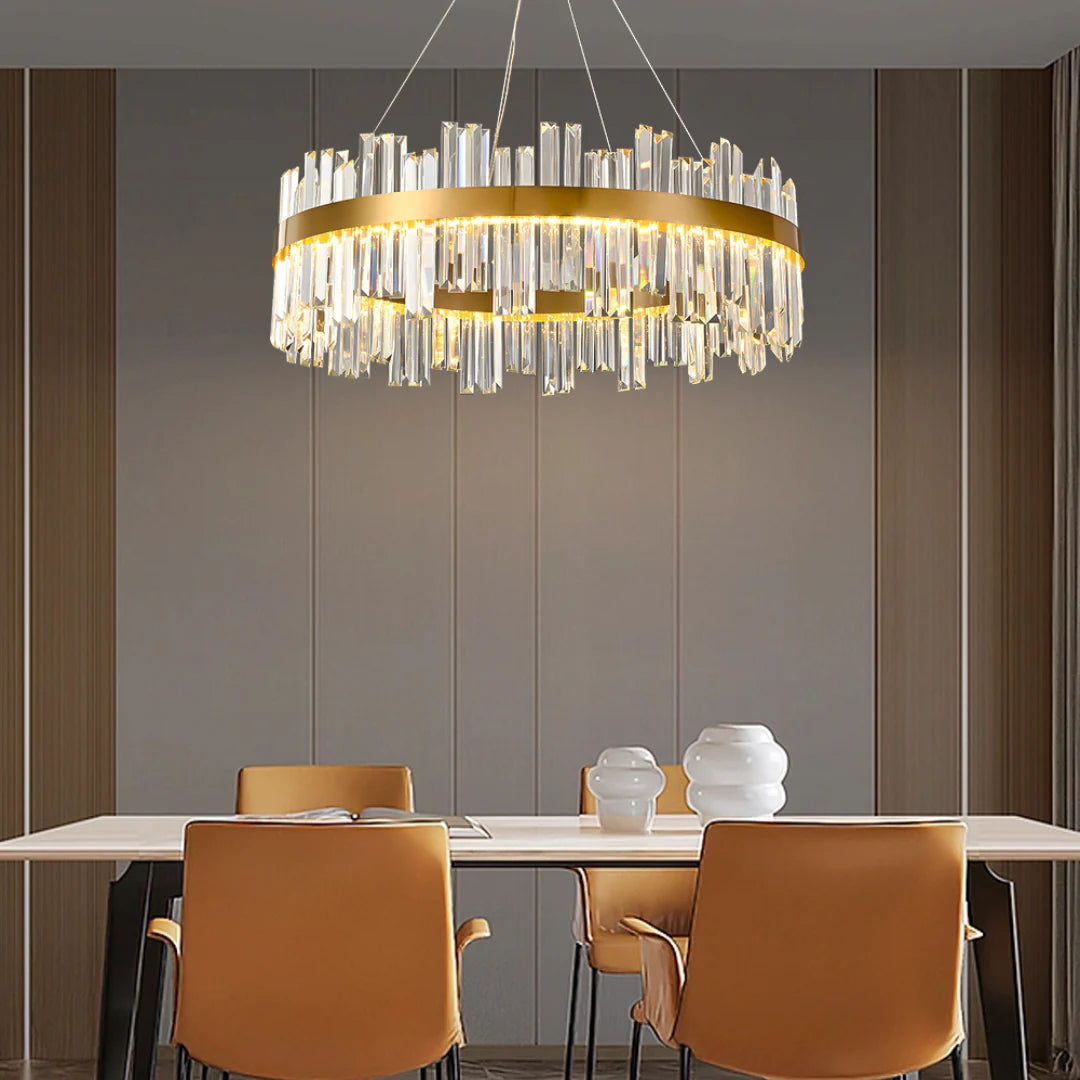 Modern Luxury Round Crystal Chandelier