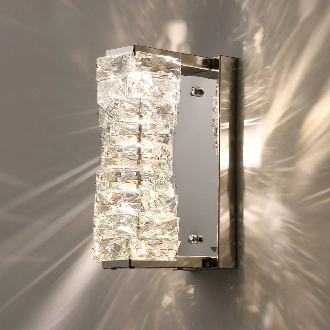 Crystal Laminated Wall Light
