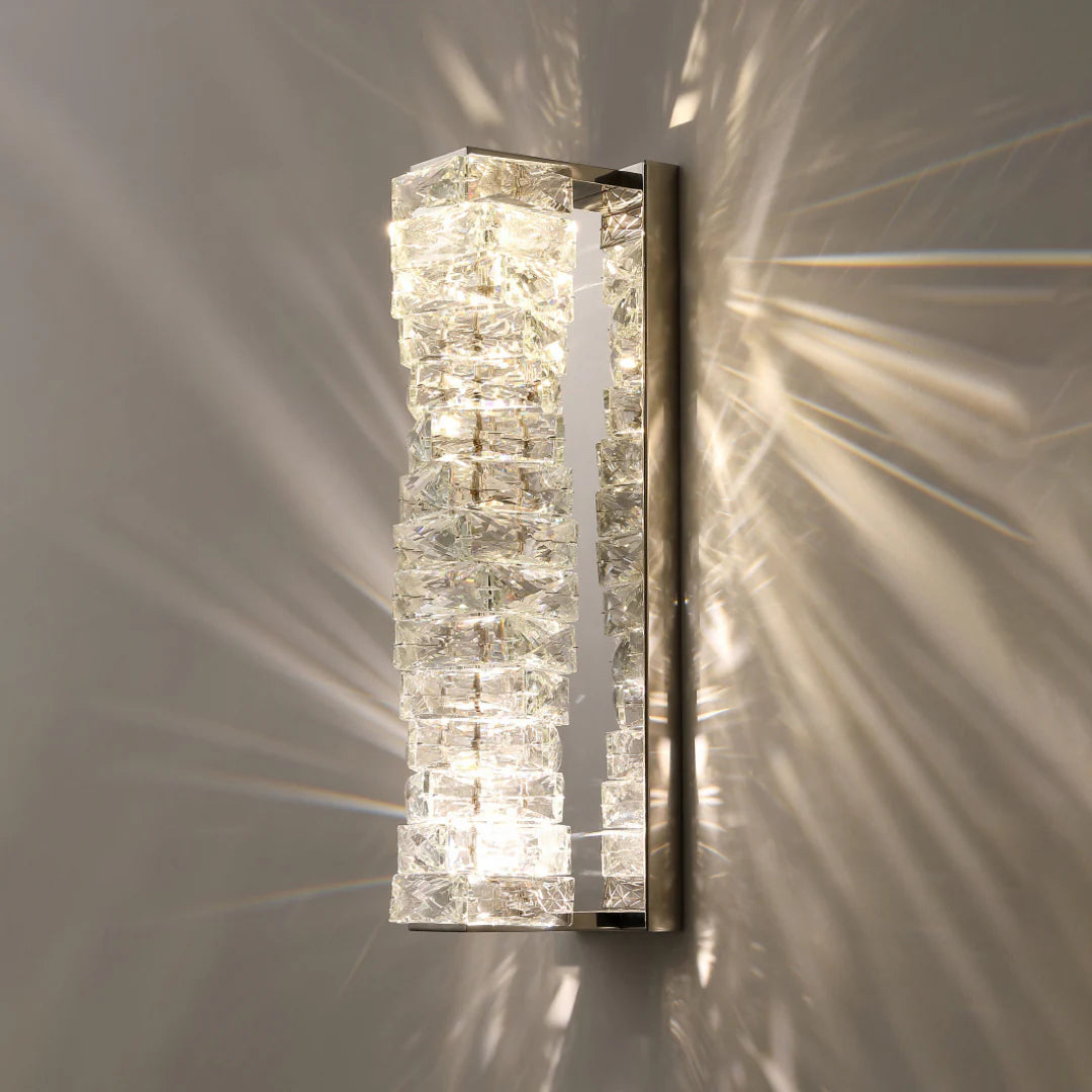 Crystal Laminated Wall Light