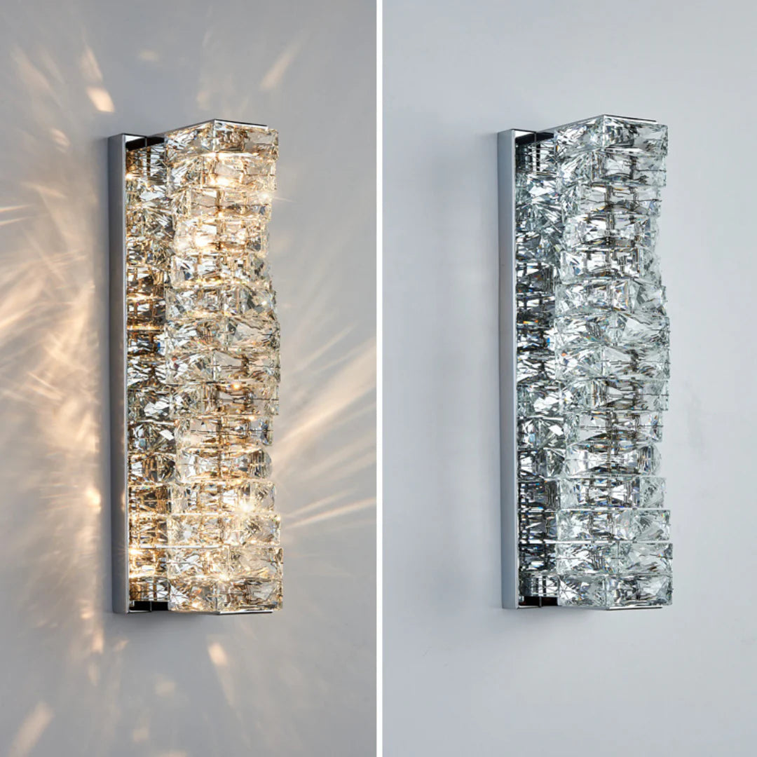 Crystal Laminated Wall Light