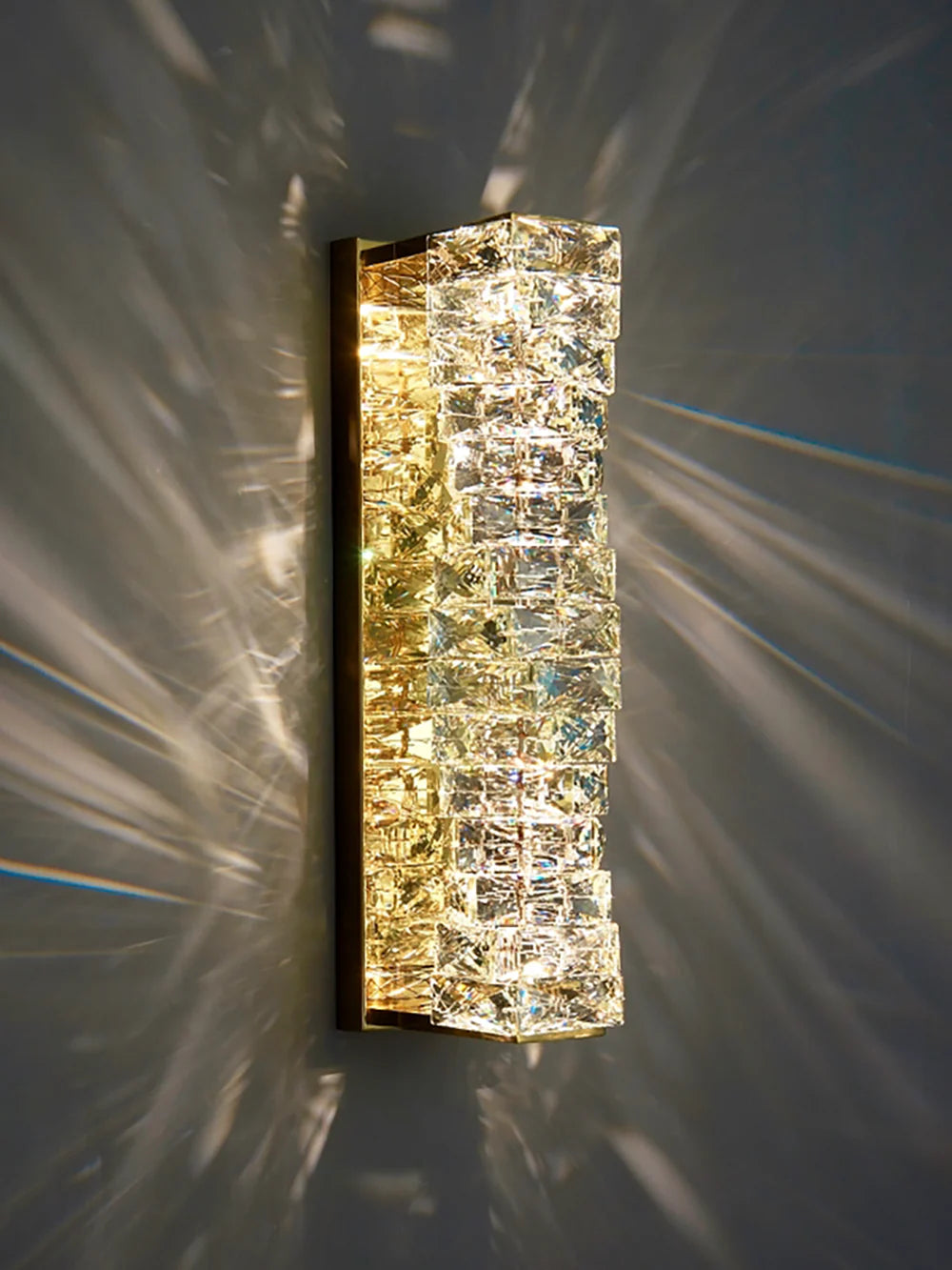 Crystal Laminated Wall Light