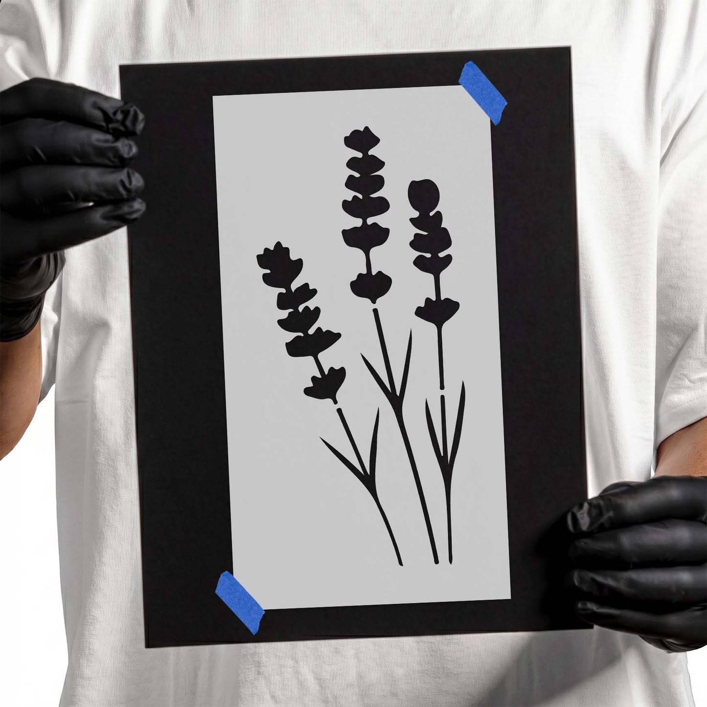 Lavender Stencil