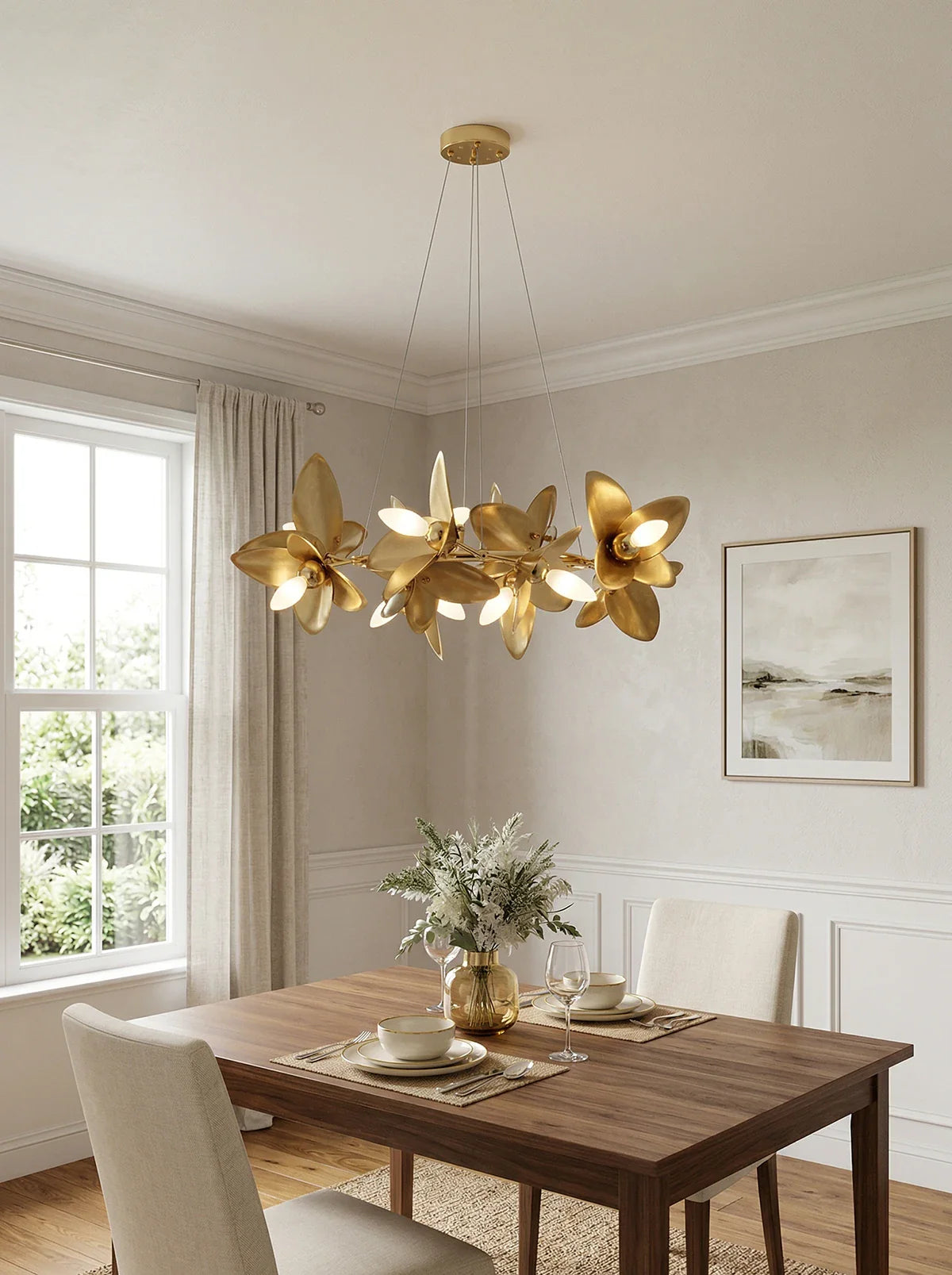 Leaf Petal Design Chandelier