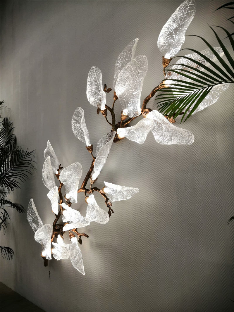 Leaf Art Wall Light
