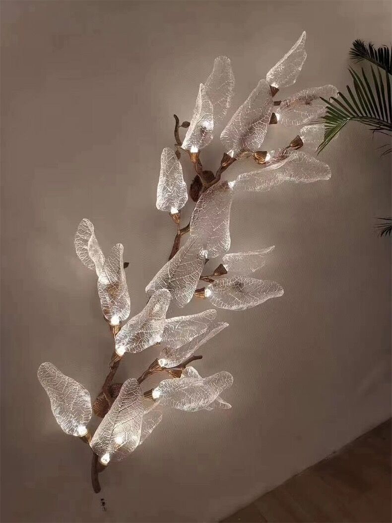 Leaf Art Wall Light