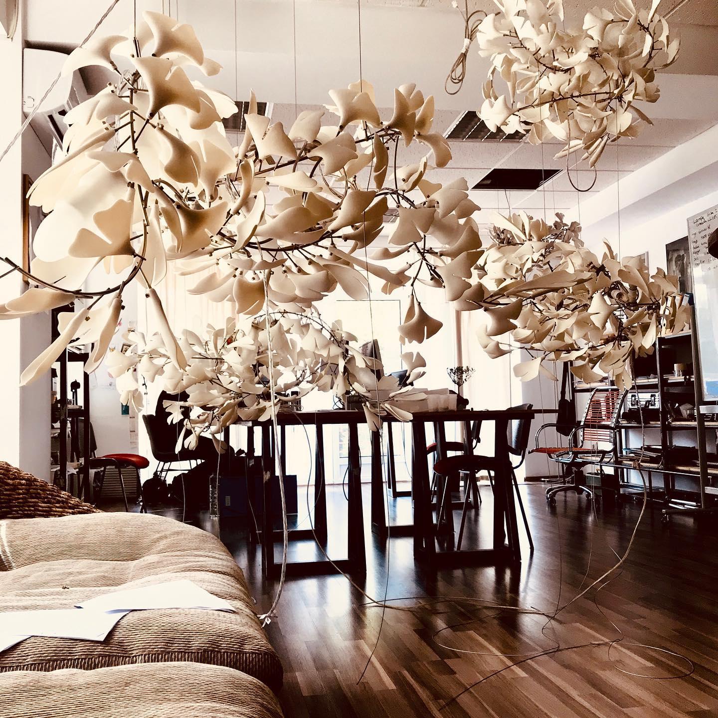 Gingko Ceramic Chandelier G