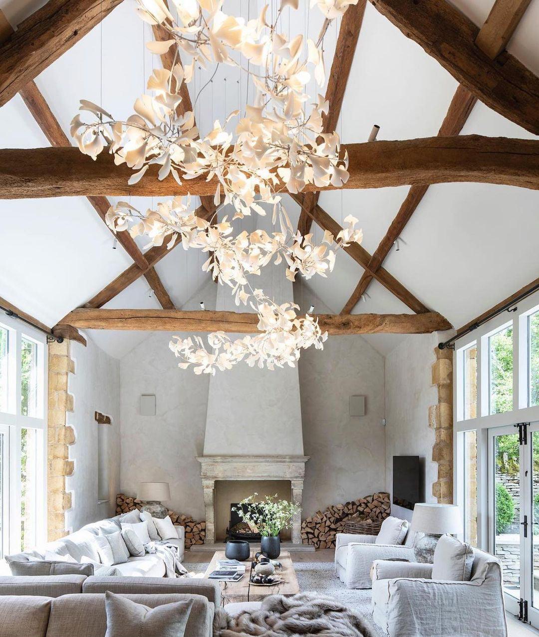 Gingko Ceramic Chandelier G