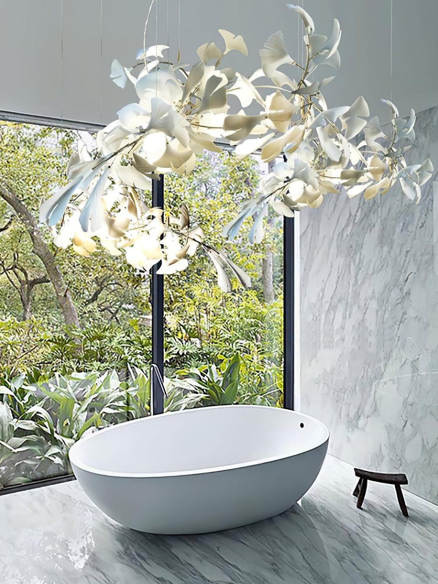 Gingko Ceramic Chandelier G