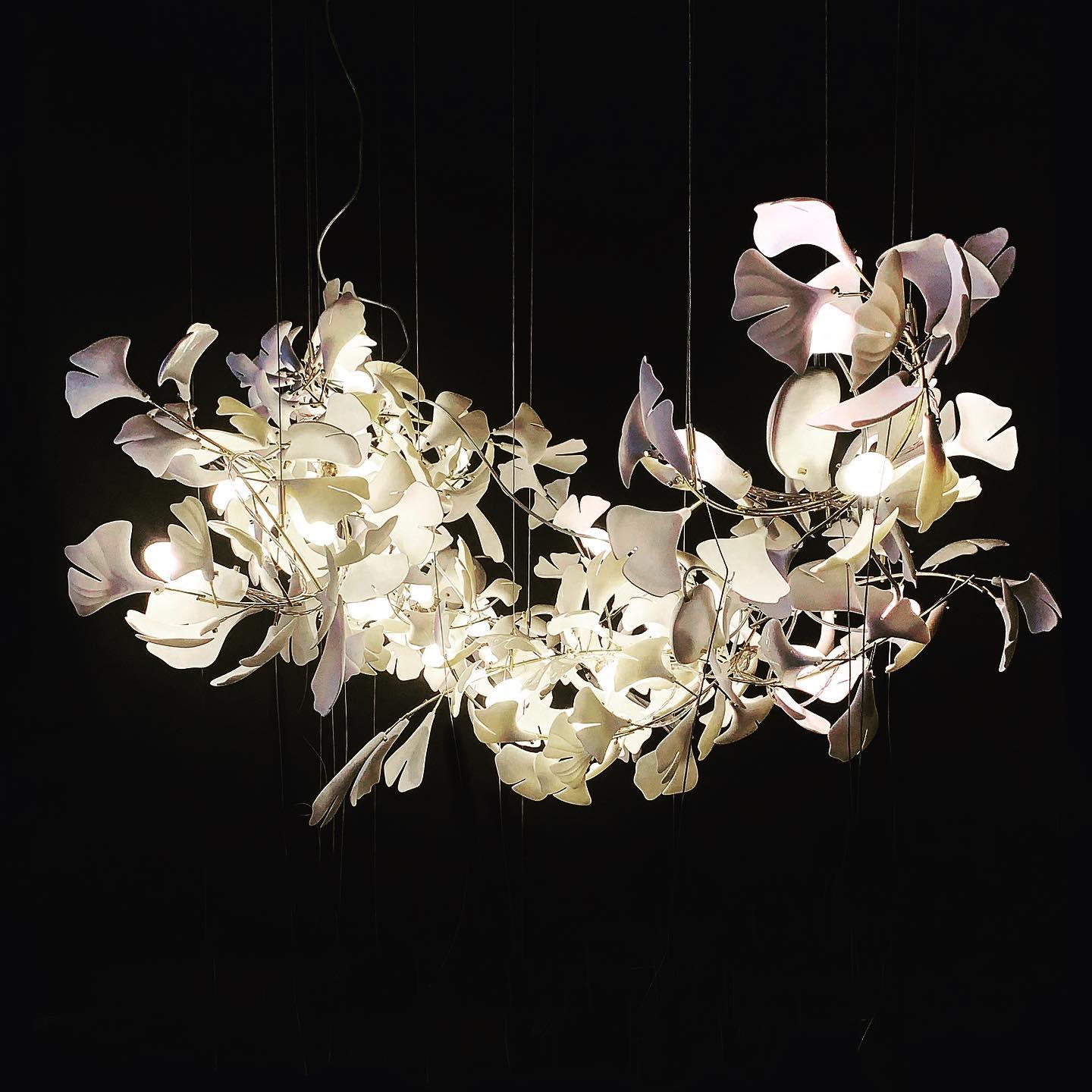 Gingko Ceramic Chandelier G