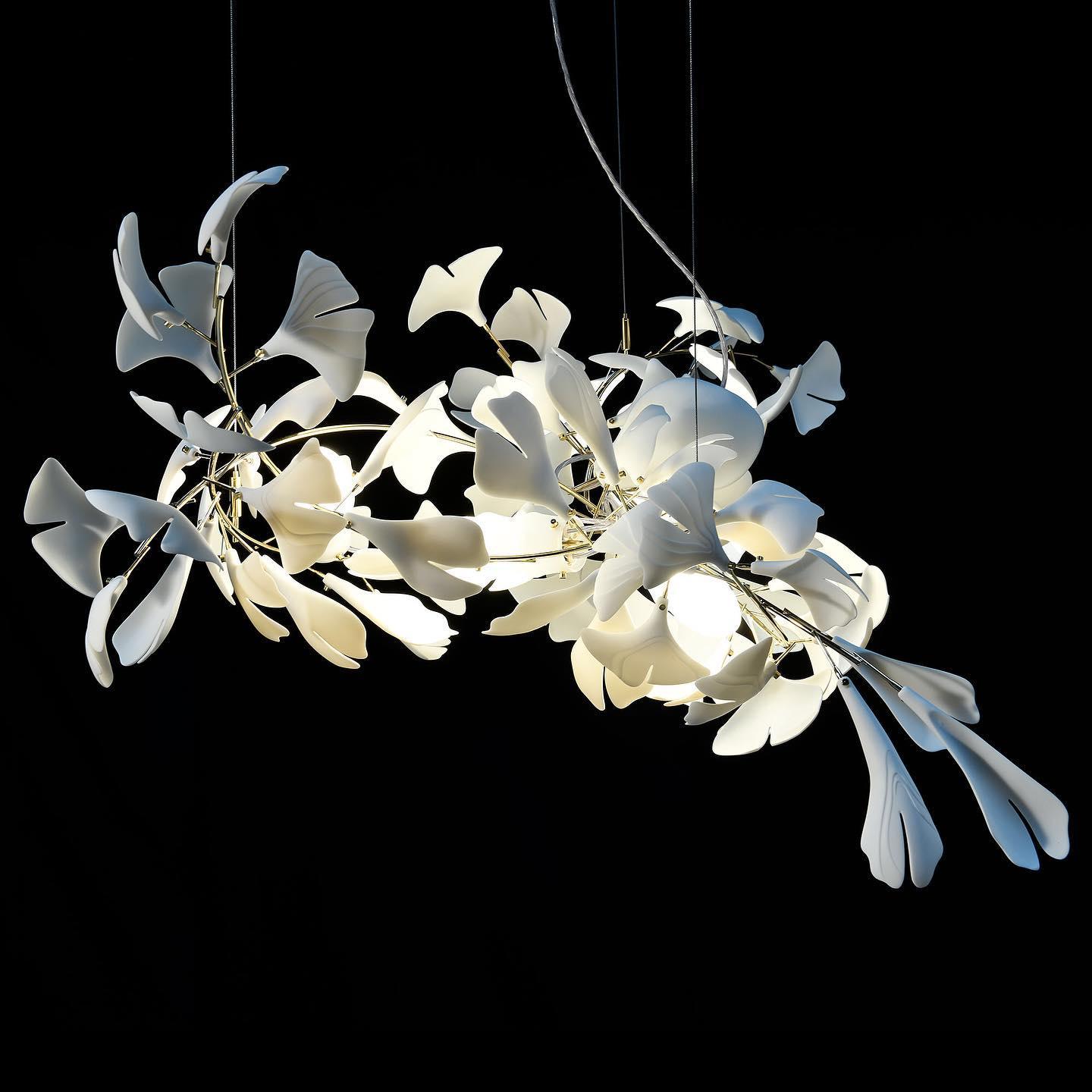 Gingko Ceramic Chandelier G