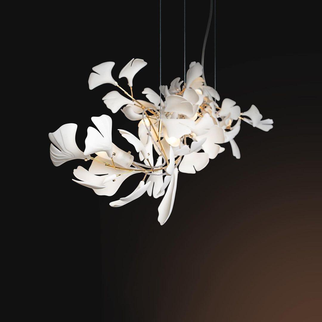Gingko Ceramic Chandelier G