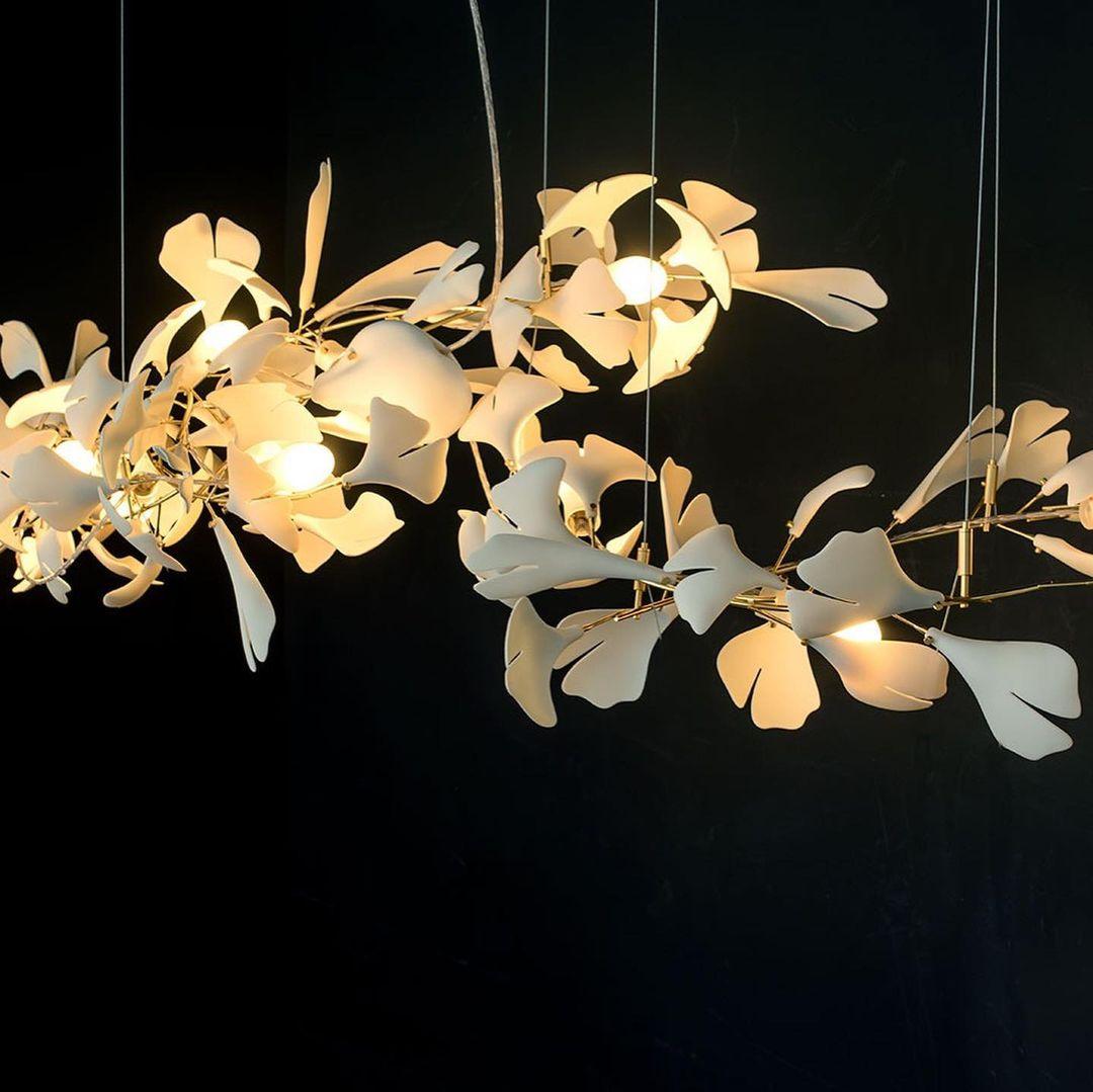 Gingko Ceramic Chandelier G
