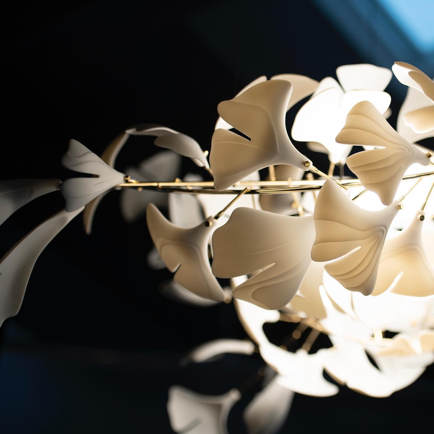 Gingko Ceramic Chandelier G