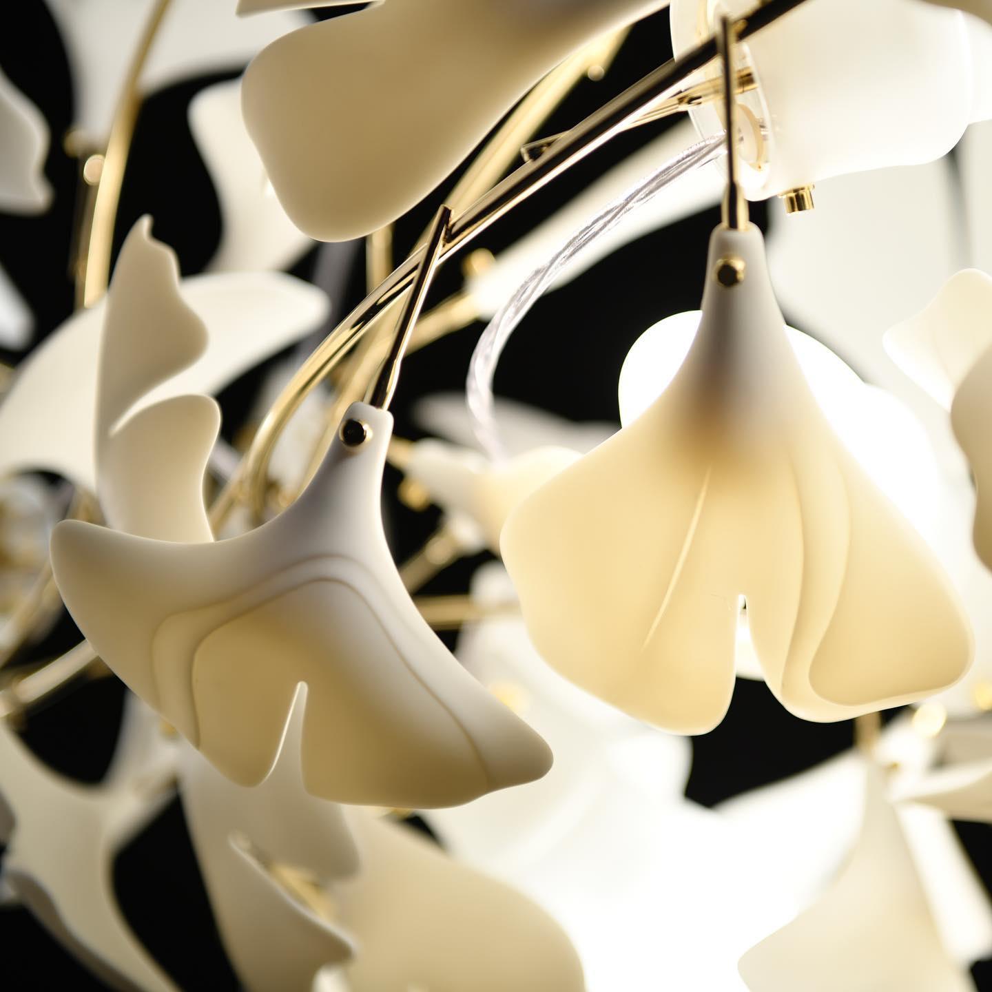Gingko Ceramic Chandelier G