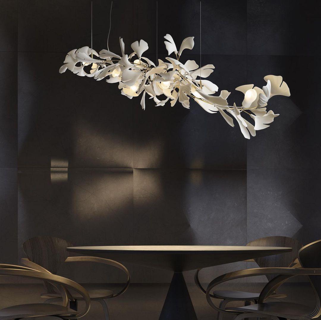 Gingko Ceramic Chandelier G