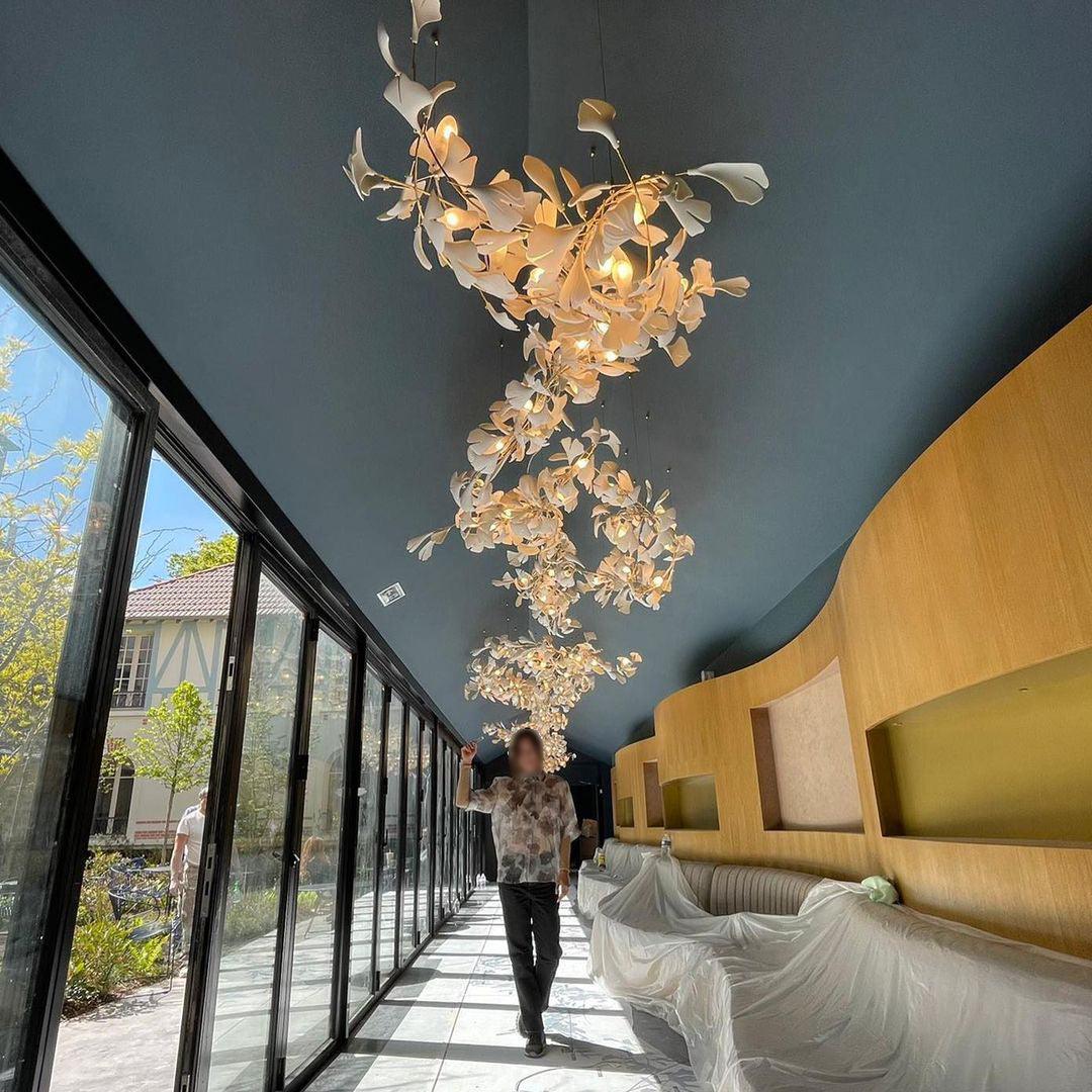 Gingko Ceramic Chandelier G