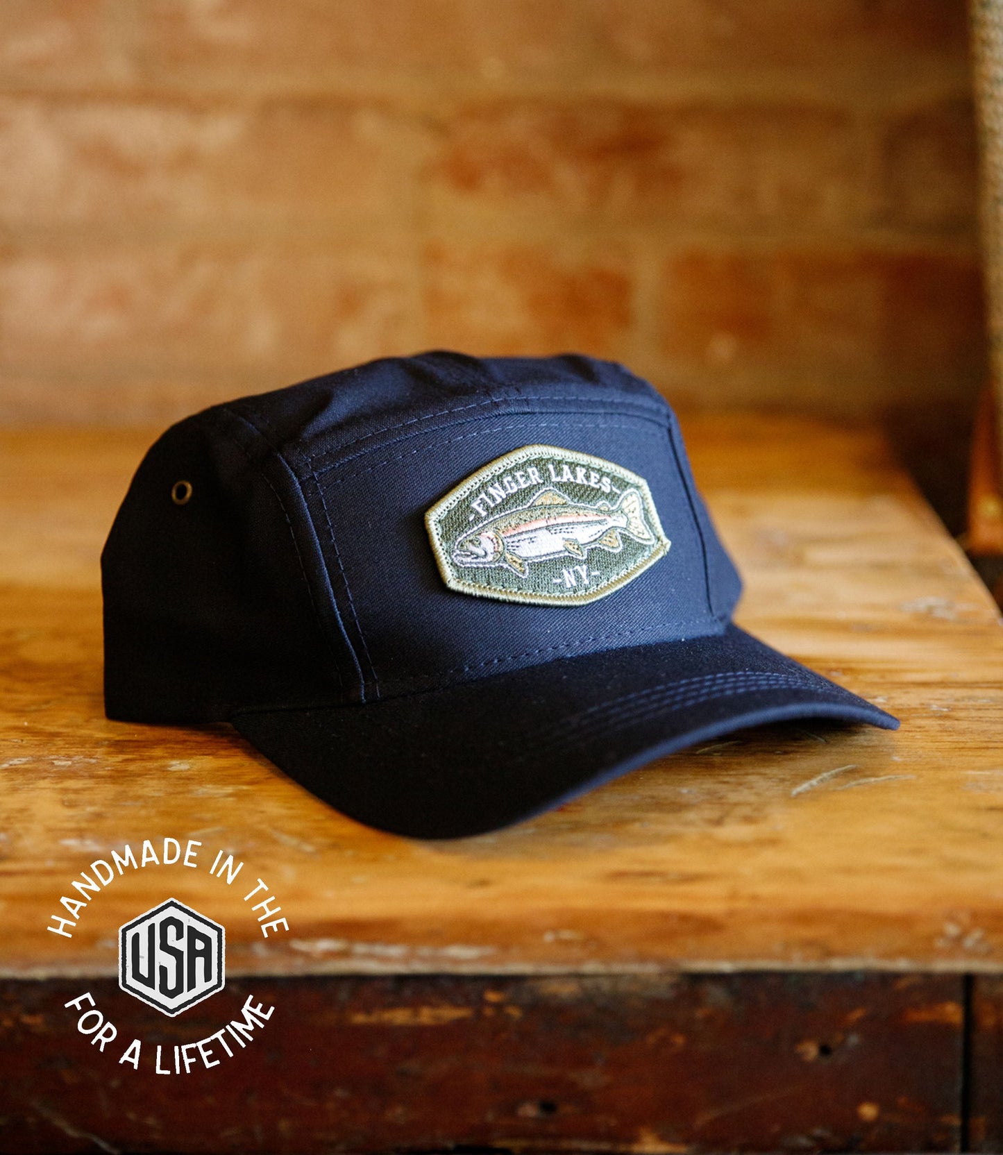 Camp Hat - Embroidered Patch  - USA Made