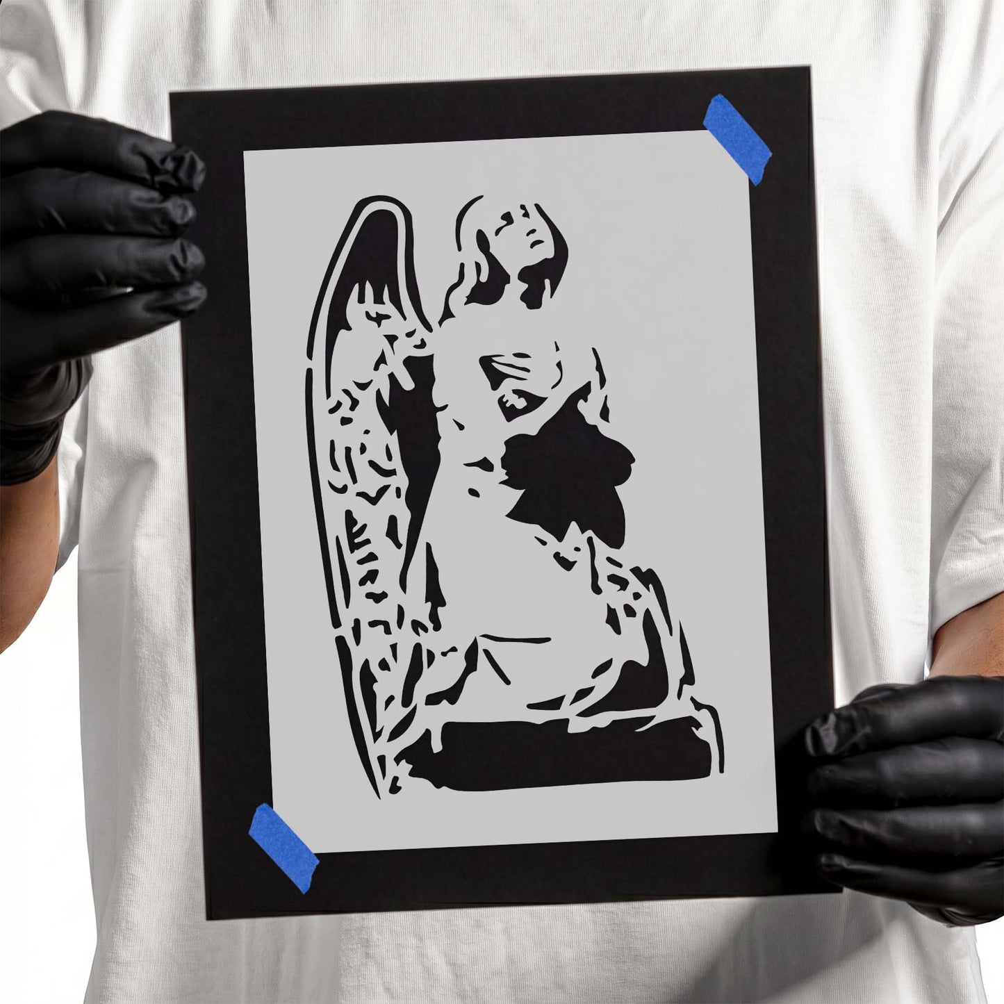 Lonely Angel Stencil