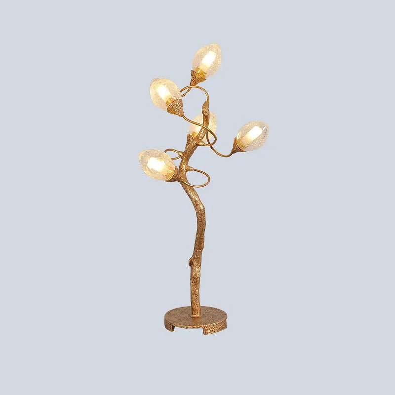 Lotus Brass Table Lamp