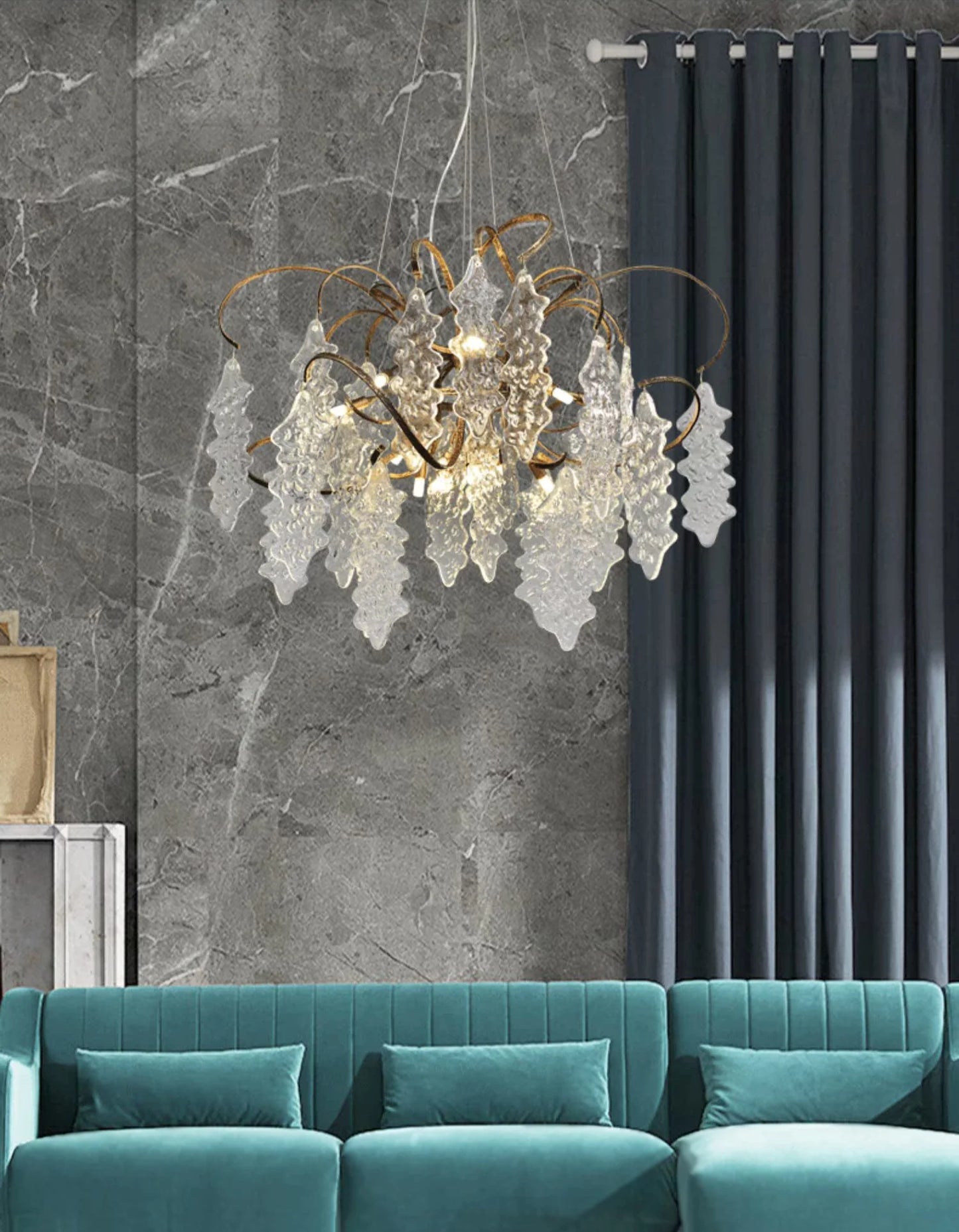 Luxury Niagara Round Glass Chandelier