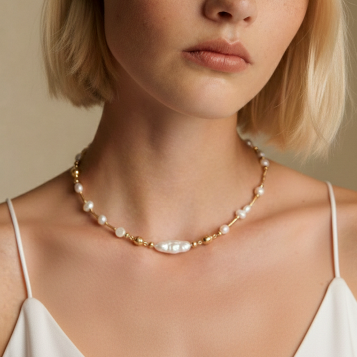 MODERNIST PEARLS SET