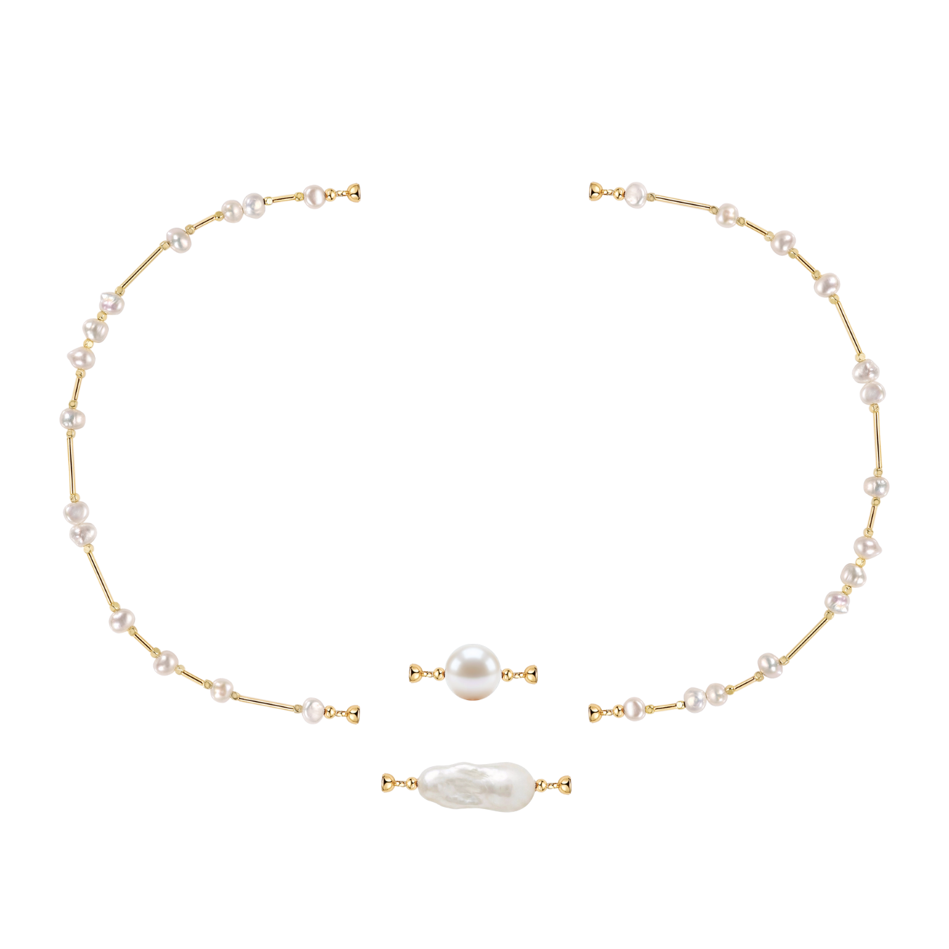 MODERNIST PEARLS SET
