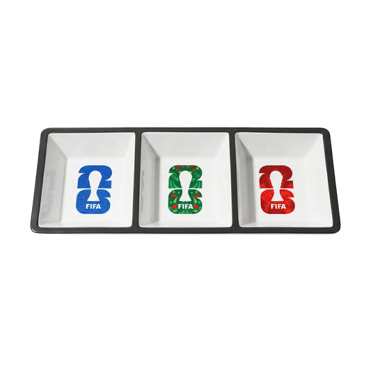 Atelier Sportif Official FIFA 2026 Melamine 3 Section Dish