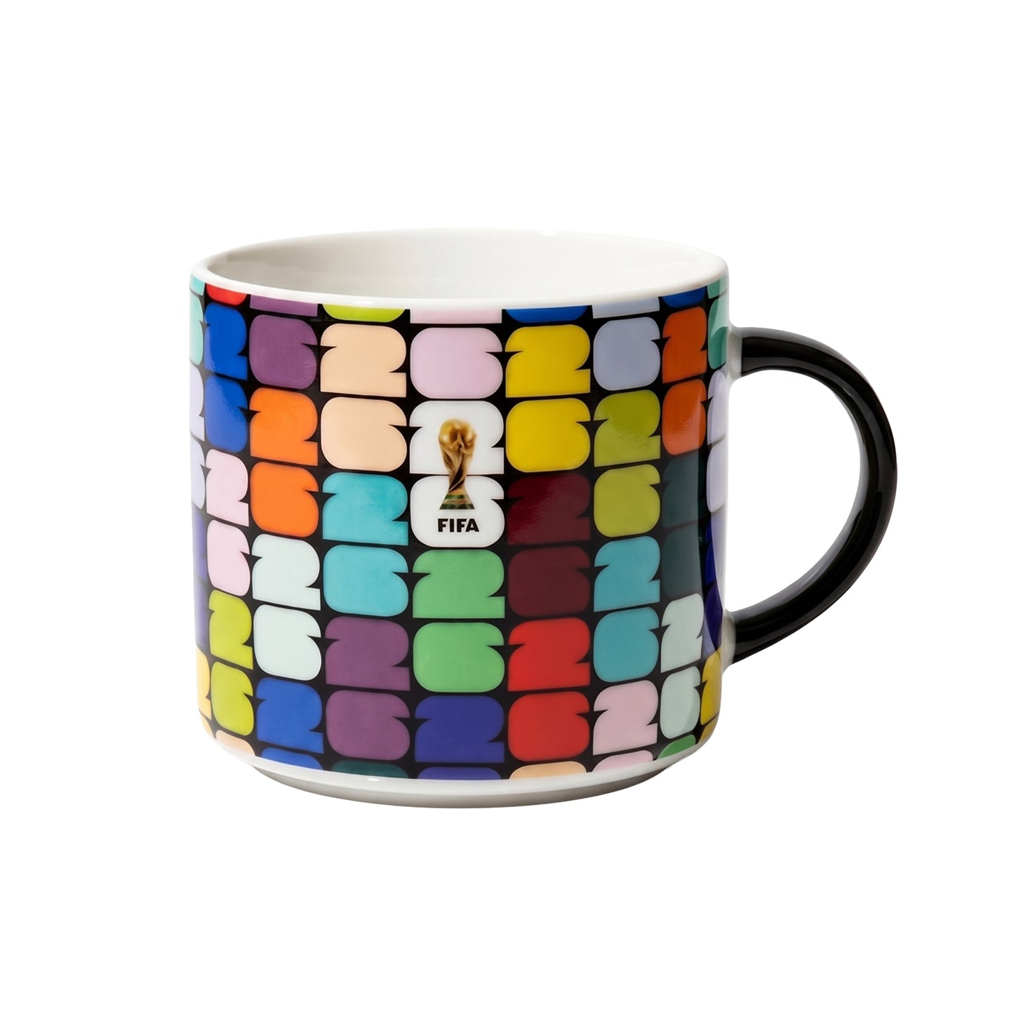 Atelier Sportif Official FIFA Trophy Mug 21.9 OZ./650 Ml Color Glaze New Bone China