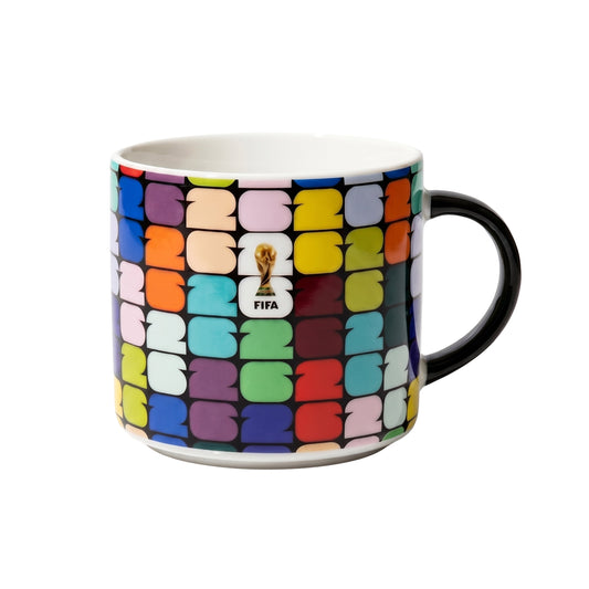 Atelier Sportif Official FIFA Trophy Mug 21.9 OZ./650 Ml Color Glaze New Bone China