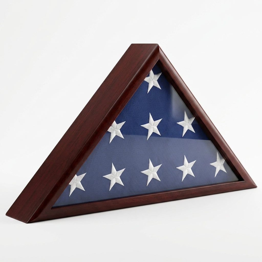 Made in USA Burial Flag Case for 5'x9.5' Flag
