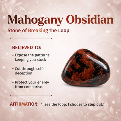 The Self-Sabotage Breaker - Mahogany Obsidian Bracelet