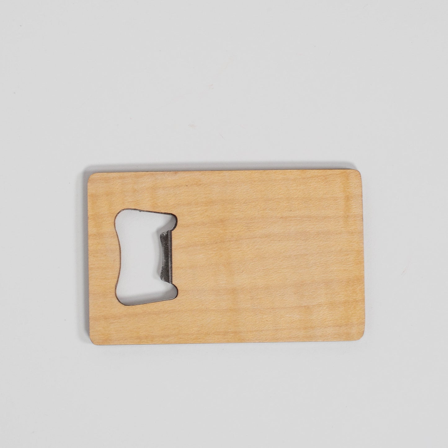 Wood Veneer Wallet Bottle Opener